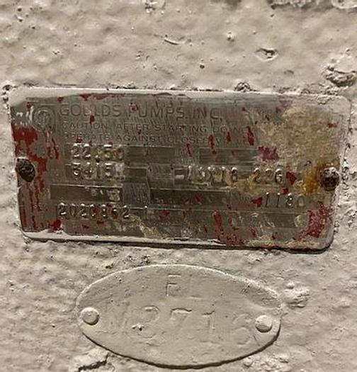Used Goulds 3415 16x18x22G Split Case Pump