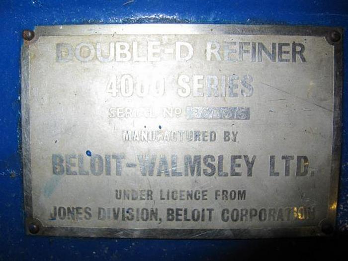 Used Beloit Walmsley 30 inch DD4000 Refiner – SOLD!