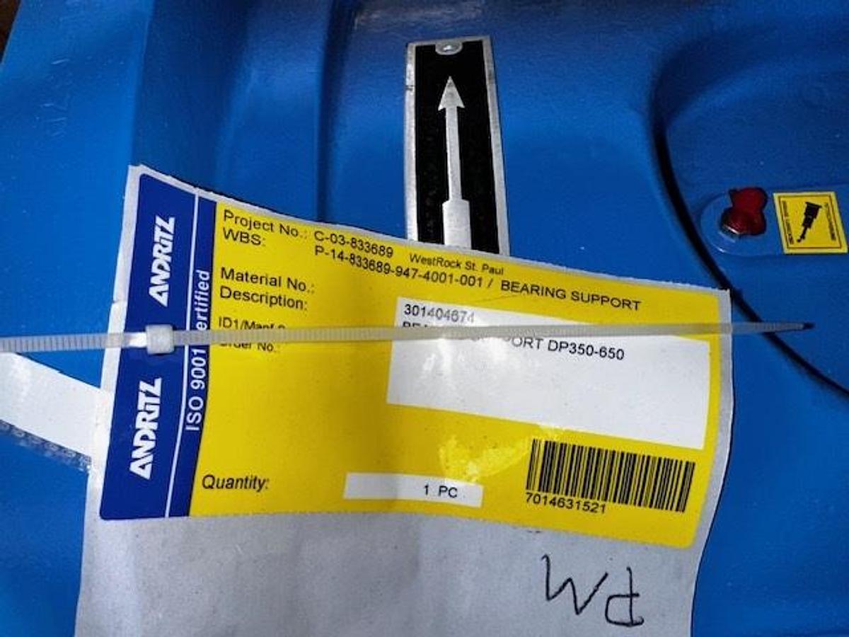 Andritz DP350-650 Detrashing Pump  Bearing Housing