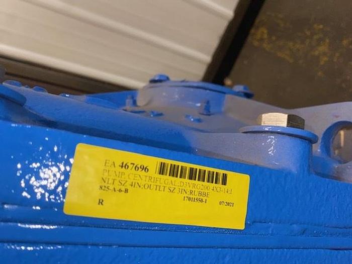 Refurbished Galigher Slurry pump-D3VRG200 4x3x14 Rebuilt Storeroom Spare