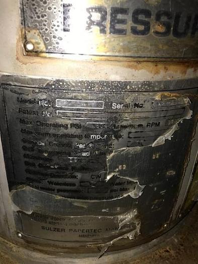 Used Voith Sulzer Axi-Guard 1 Screen