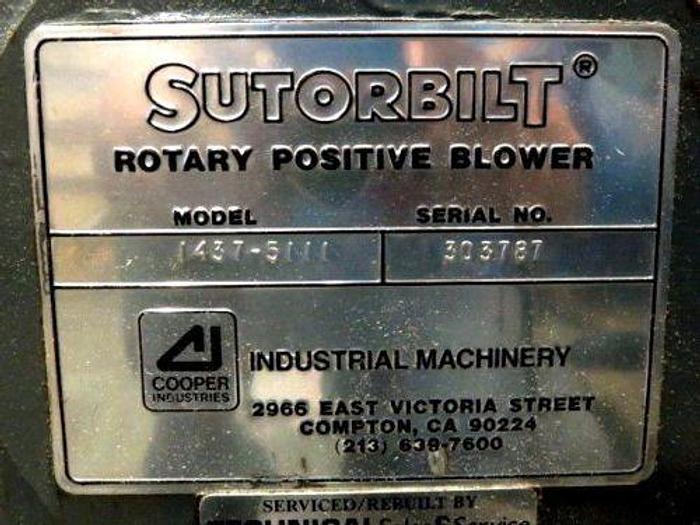 Used Sutorbilt Rotary Positive Displacement Blower 14×37 – SOLD!