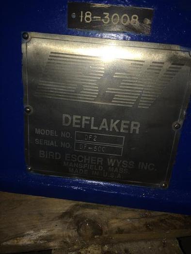 Used Bird Escher Wyss DF2 Deflaker SS – Rebuilt