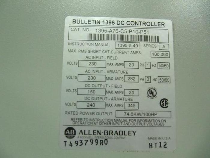Used Allen Bradley DC Control Systems (Never Used)