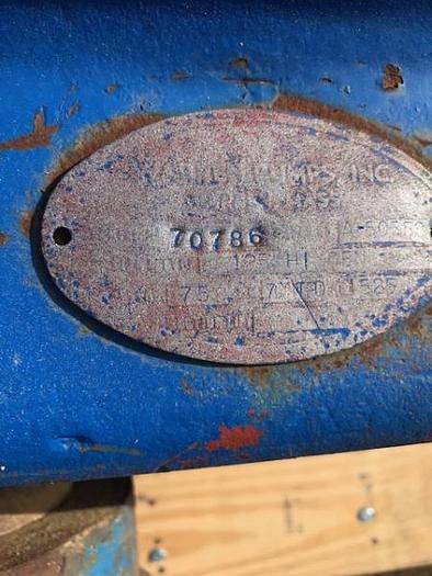 Used Warren Model 125 Hi Density Pump