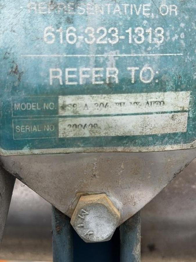 Used Ronningen Petter 4 Bank Tubular Backwashing Filter Model SS-A-204-BV-MX-Auto