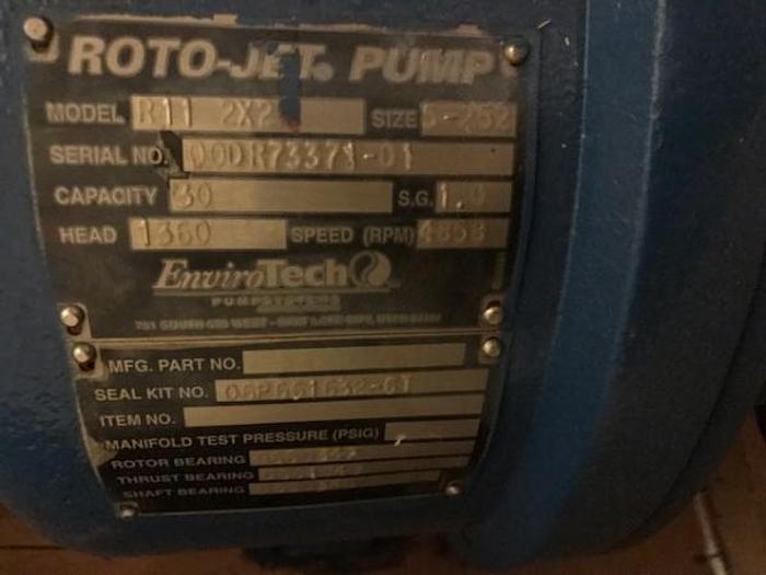 Used Rotojet R11 2×2 High Pressure Pump (NEW) – SOLD!
