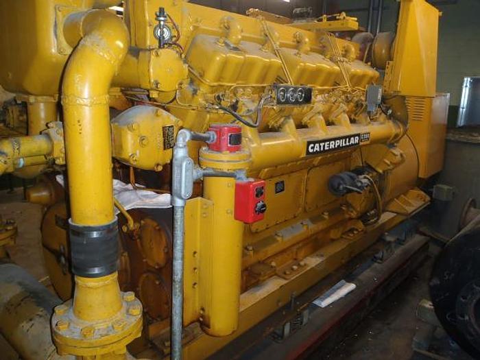 Used Caterpillar D398 600 KW Standby Generator w/612 Hours
