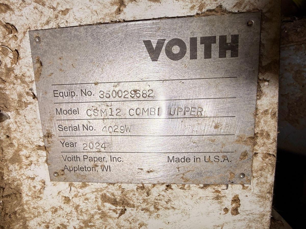 Used Voith CSM12 Combisorter Upper