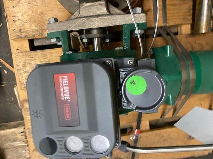 Refurbished Fisher 8 inch V150 Control Ball Valve with 1051 Actuator