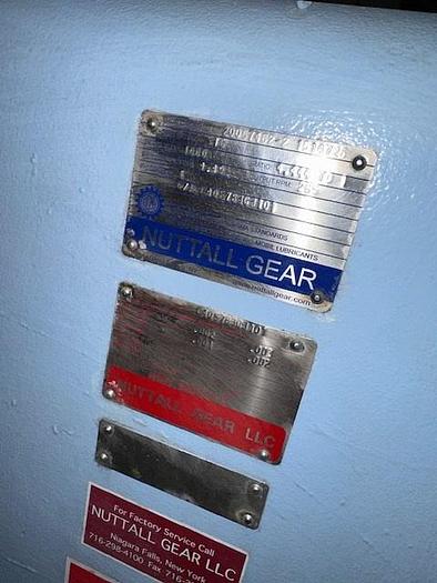 Nuttall S16 Gear Reducer Ratio 4.444 1000 HP 