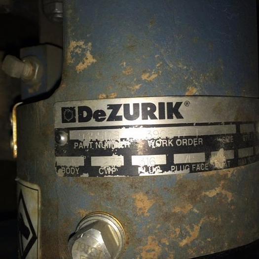 Used Dezurik 4 inch Basis Weight Valve