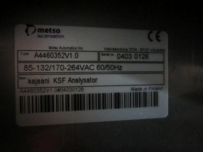 Used Metso Kajaani Automatic Freeness Tester