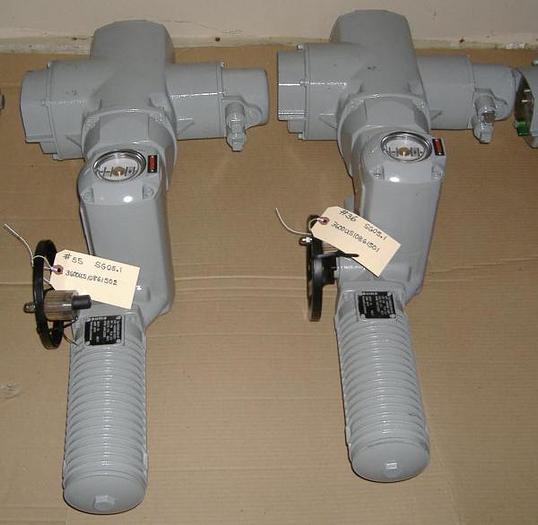 Used (2) AUMA SG05.1 Electric Valve Actuators – NEW SURPLUS – SOLD!