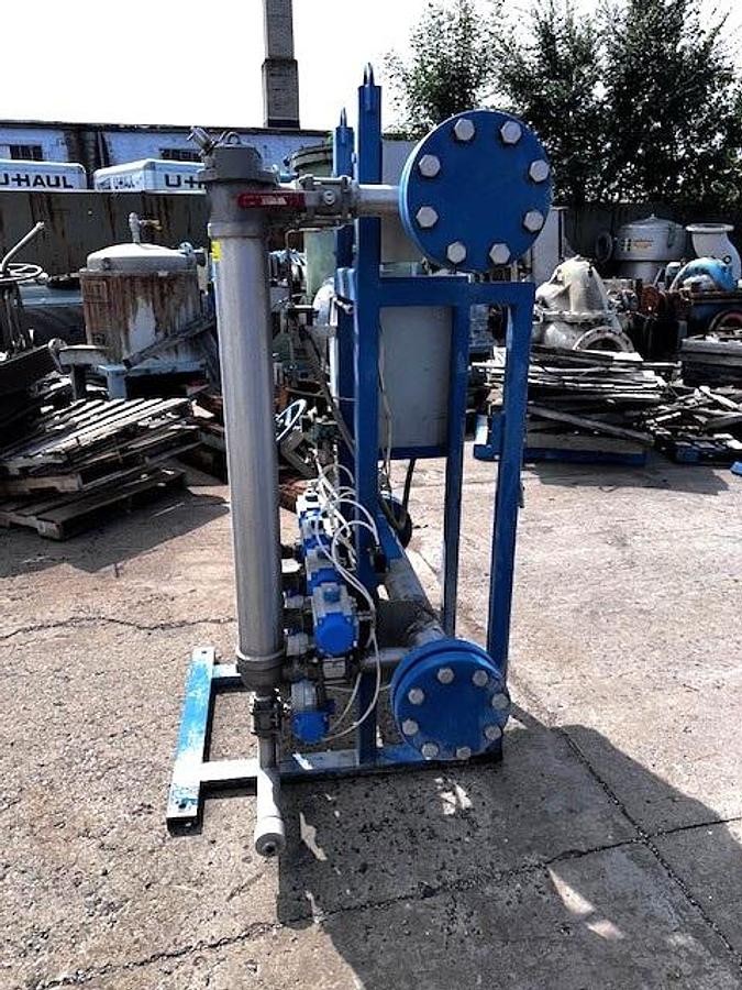 Used AES Eaton 4 Bank tubular Backwash Filter with Controls