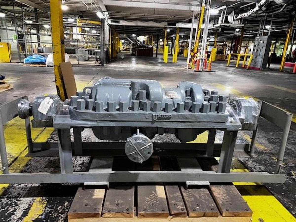 Used United WMSND-M 3x9 8-Stage Horizontal Multistage Centrifugal Pump CA6NM Rebuilt