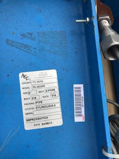 Used Orbinox 8 & 10 inch Knifegate Valves -NEW