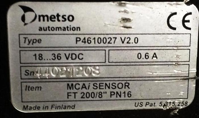 Used Metso MCAi Sensor 200 8 inch