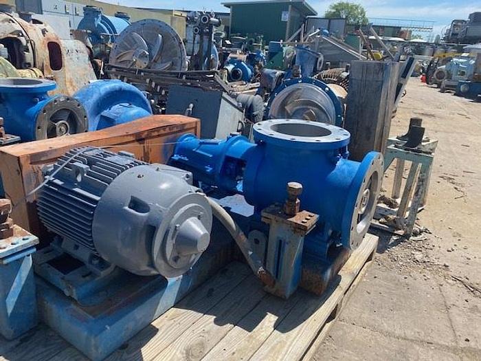 Used Goulds 12x12 Axial Flow Pumps with Base & Motors