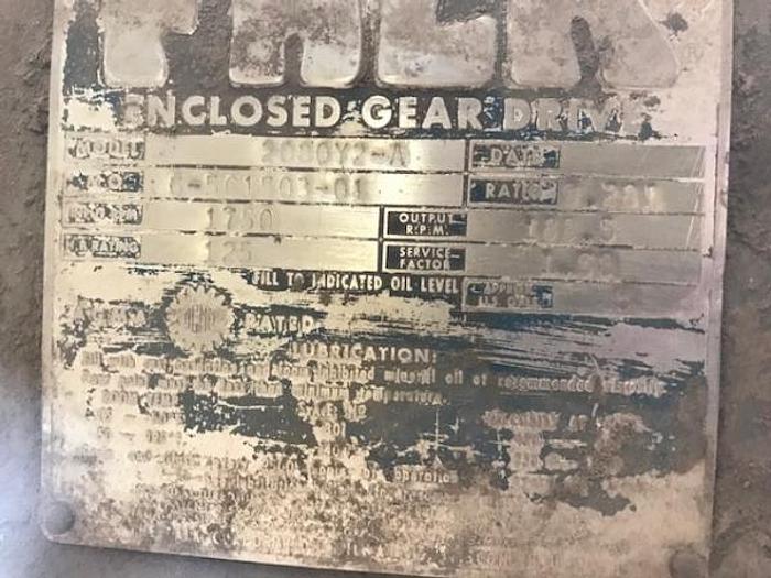 Used Falk Gear Reducer, 125 HP Ratio: 9.281