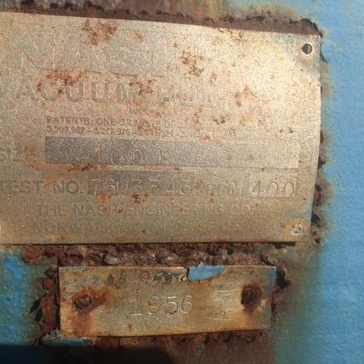 Used Nash CL4001 Vacuum Pump SS Lined – SOLD!