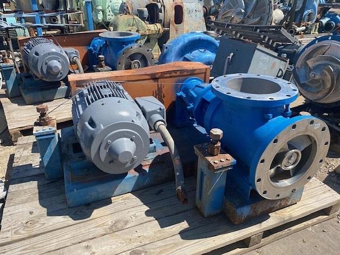 Used Goulds 12x12 Axial Flow Pumps with Base & Motors