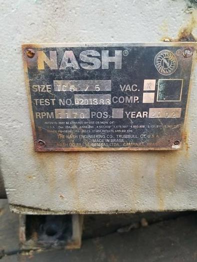 Used Nash TC-5 two Stage Vacuum Pump SS