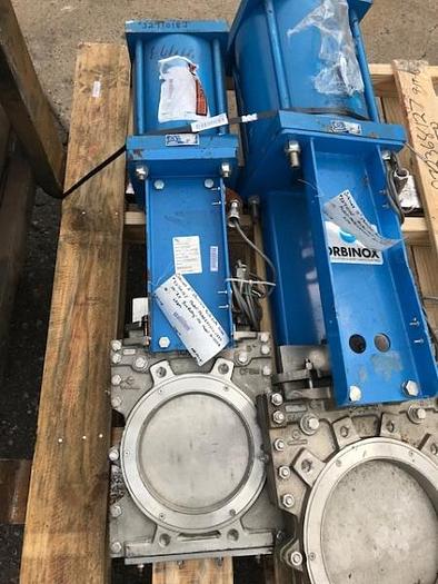 Used Orbinox 8 & 10 inch Knifegate Valves -NEW