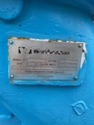 Used Worthington FRB-X-244 SS Pump