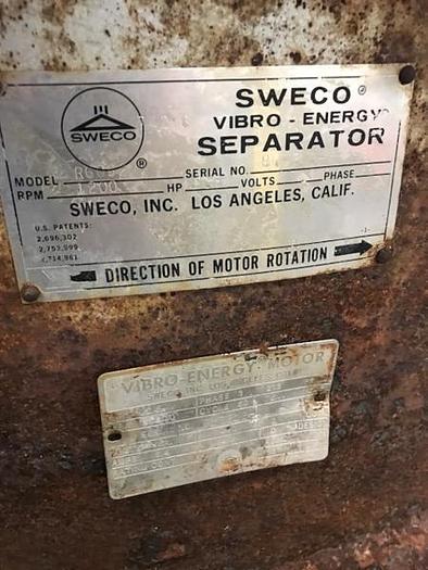 Used Sweco 60 inch Vibro-energy Separator