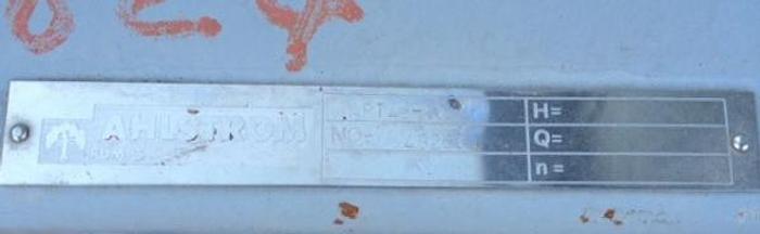 Used Ahlstrom APT 43-10 SS Pump