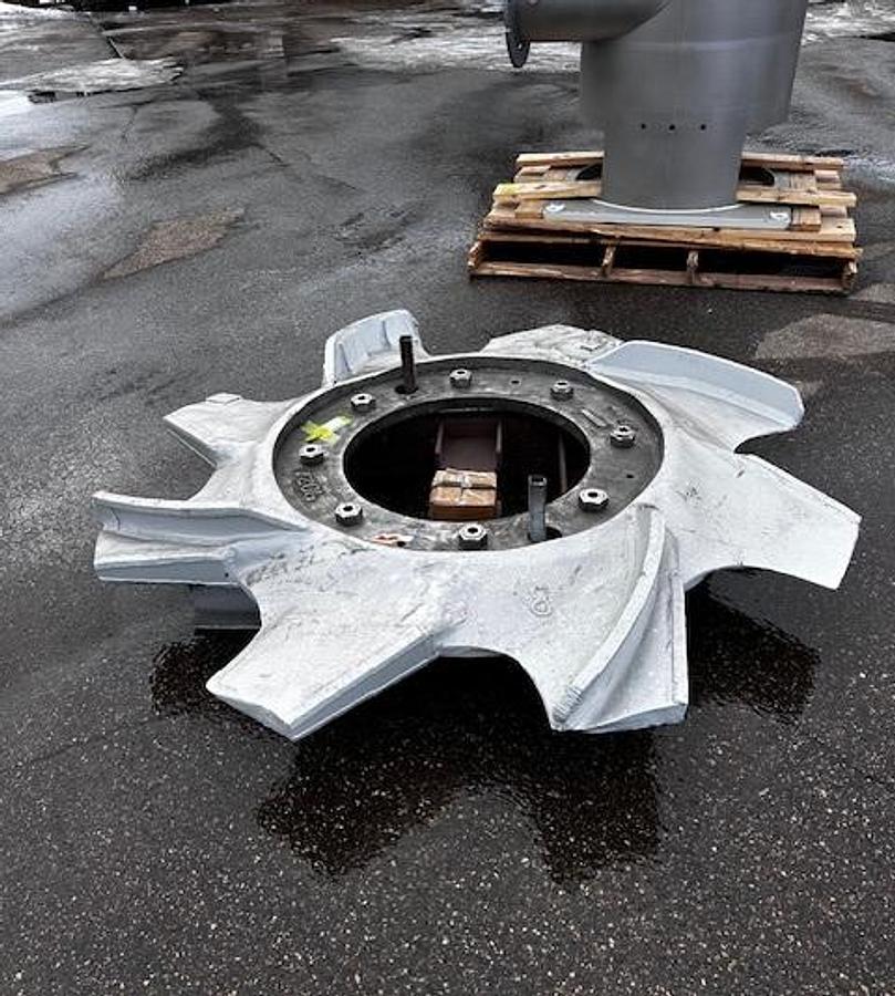 Refurbished Kadant BC Vortech Vokes Rotor Size 81.6