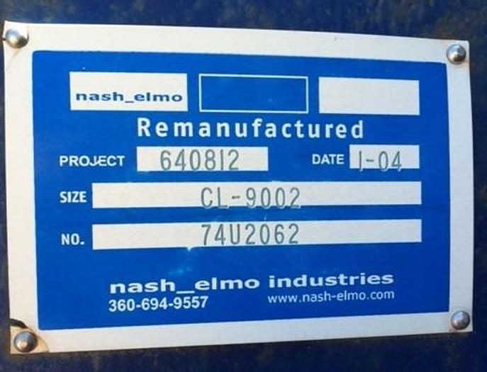 Used Nash CL9002 Double Shaft SS lined Vacuum Pump – SOLD!