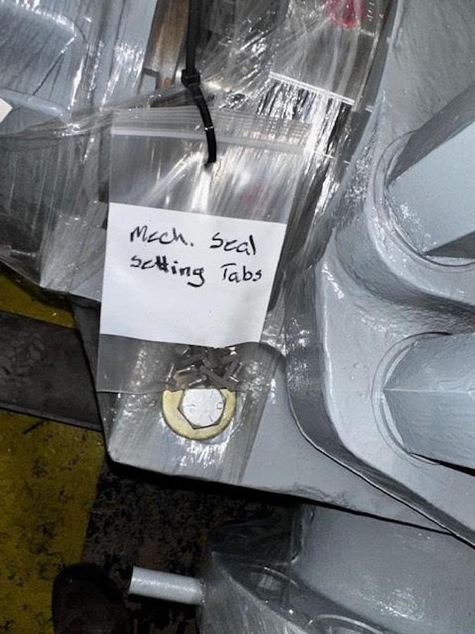 Used United WMSND-M 3x9 8-Stage Horizontal Multistage Centrifugal Pump CA6NM Rebuilt