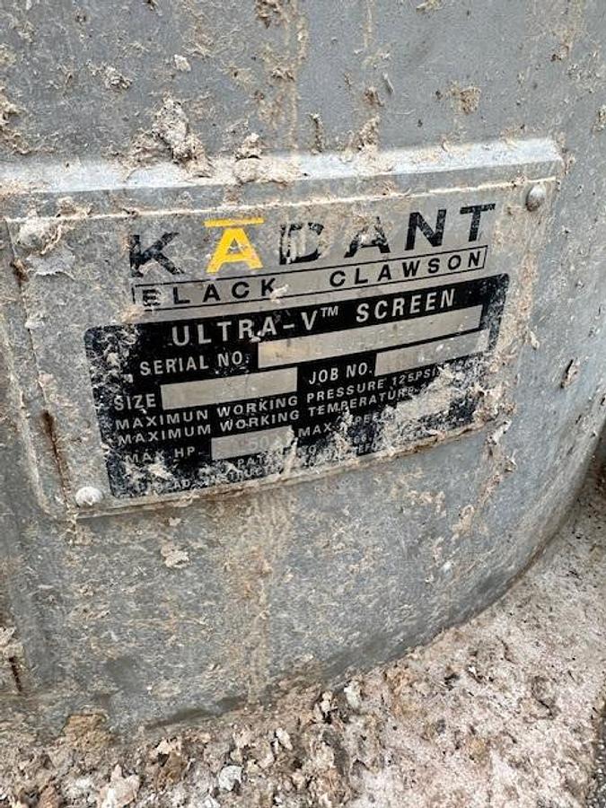 Used Kadant Black Clawson UV400 Screen
