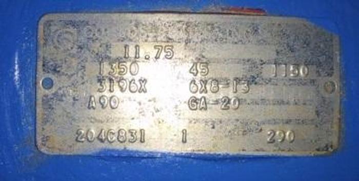 Used Goulds 6x8x13 3196 XLT-X (6 Available) – All Sold!