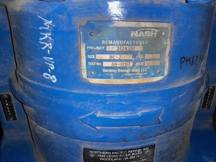 Refurbished Gardner Denver Nash HC-7 Vacuum Pump