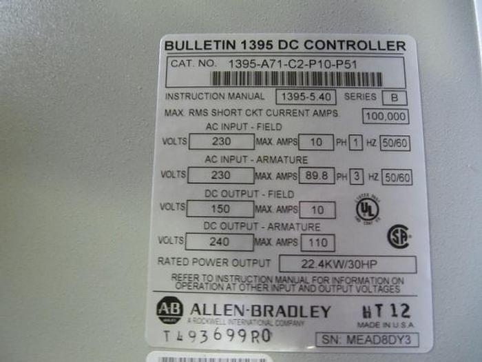 Used Allen Bradley DC Control Systems (Never Used)