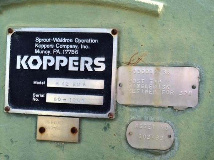 Used Sprout Waldron Koppers 42 inch Refiner – SOLD!