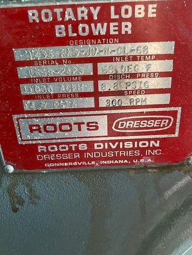 Used Roots 14×35 Rotary Lobe Blower REBUILT
