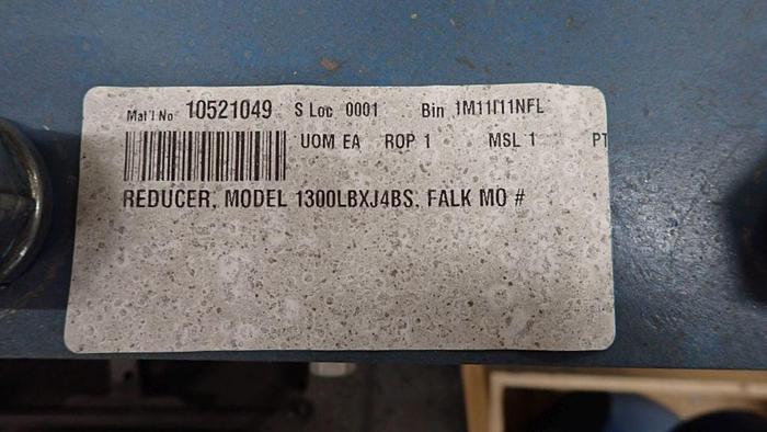 Refurbished Falk Ram Gear Reducer Model 1300LBXJ4BS Ratio 114.2