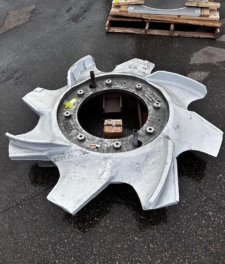 Refurbished Kadant BC Vortech Vokes Rotor Size 81.6