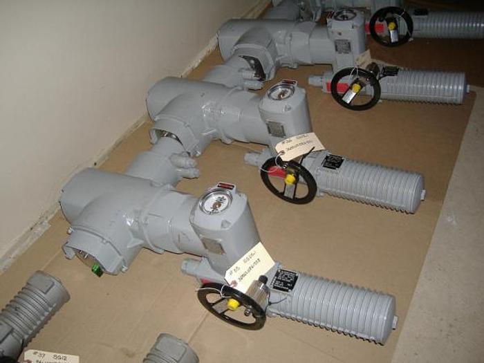 Used (2) AUMA SG05.1 Electric Valve Actuators – NEW SURPLUS – SOLD!