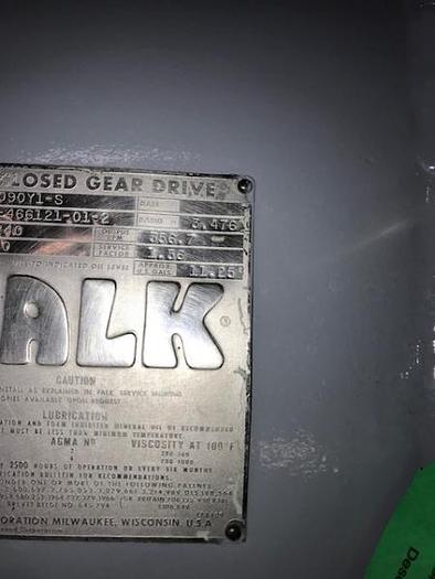 Used Falk Gear Reducer 300 Hp Ratio: 3.476 (Rebuilt_