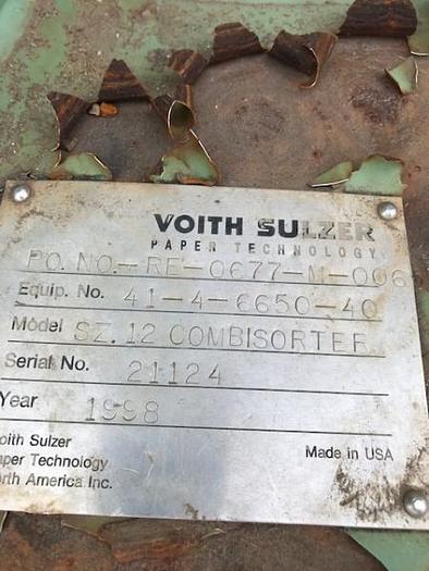 Used Voith Size 12 Combisorter Screen