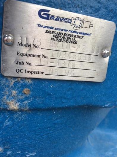 Used Goulds Pump 3175 8x10x22 SS – SOLD!