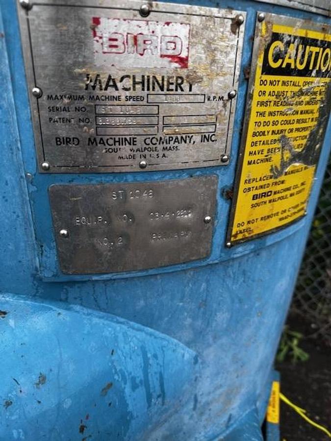 Used Voith Bird 400 Centrisorter Screens