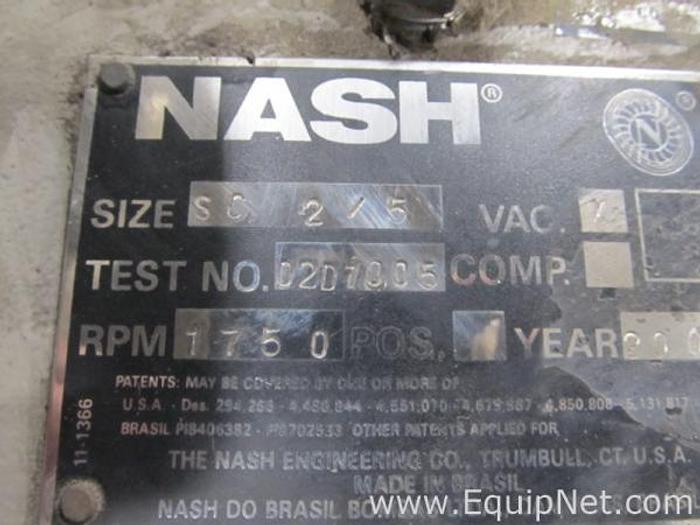 Used Nash SC2/5 Stainless Steel Vacuum Pump NEW – SOLD!