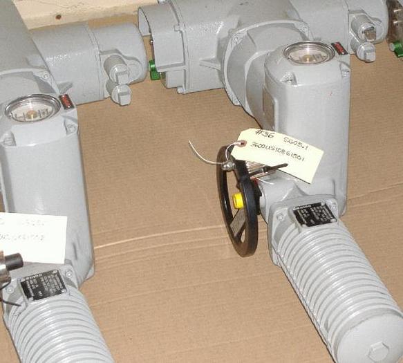 Used (2) AUMA SG05.1 Electric Valve Actuators – NEW SURPLUS – SOLD!