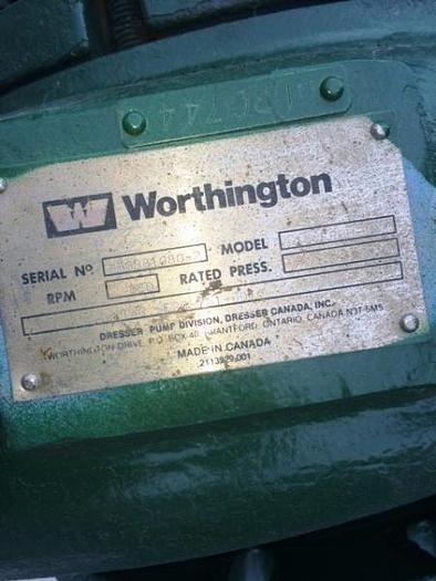 Used Worthington 10FRBH-182 Pump